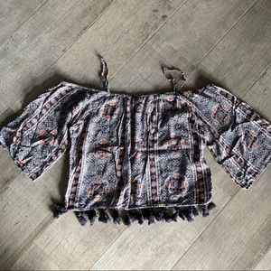 AEO Boho Off Shoulder Top